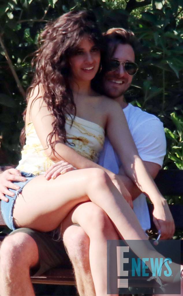 Camila Cabello and Matthew Hussey Snuggle Up and Smooch in Spain
