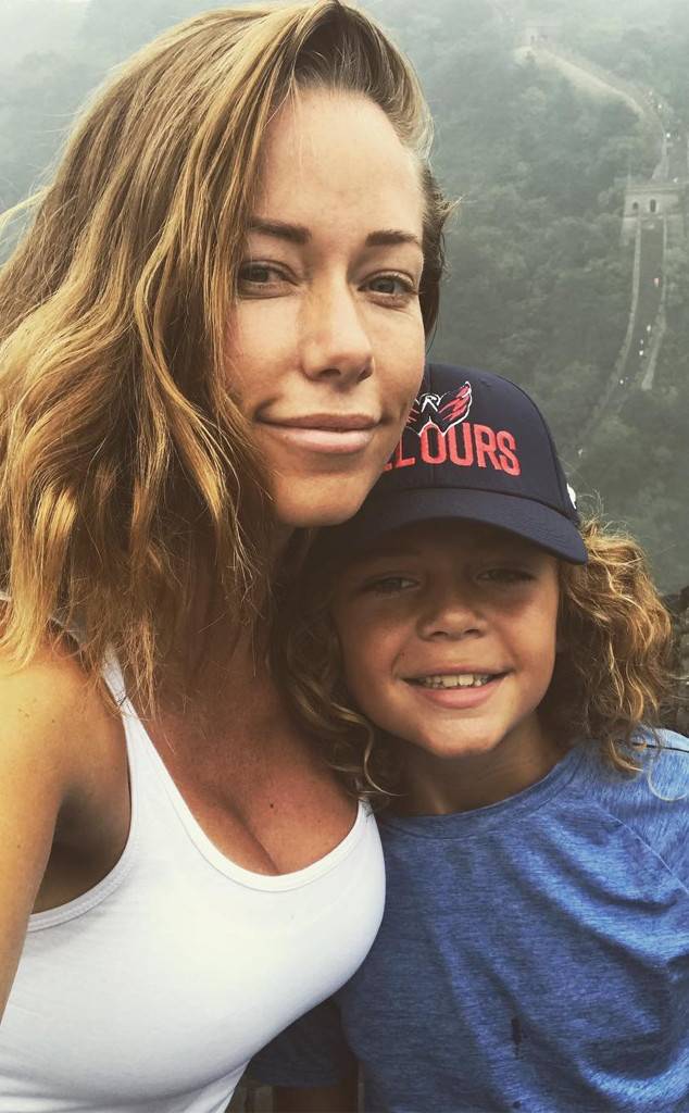 Kendra Wilkinson and Hank Baskett IV Enjoy Mother-Son Trip to the Great Wall of China