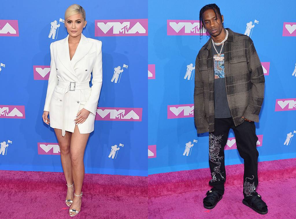 Kylie Jenner and Travis Scott Arrive Separately at MTV Video Music Awards