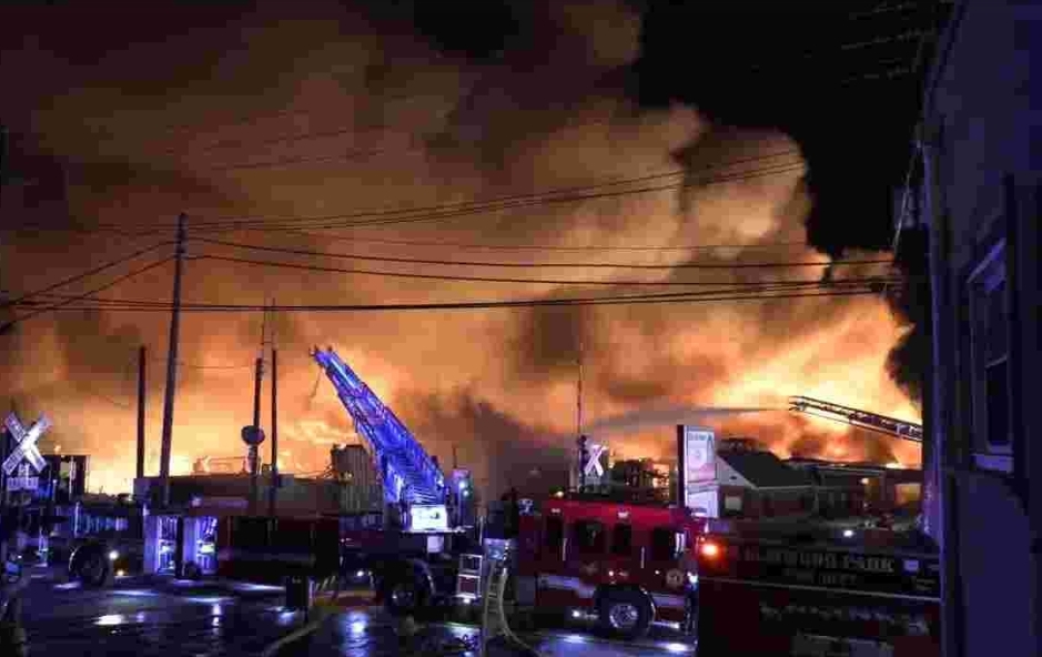 Marcal NJ Paper Mill Goes On Fire