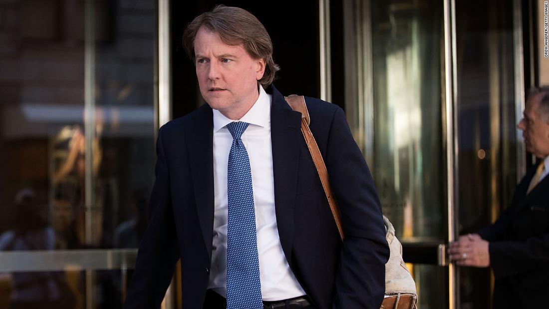 Don McGahn skips House hearing on the Mueller report