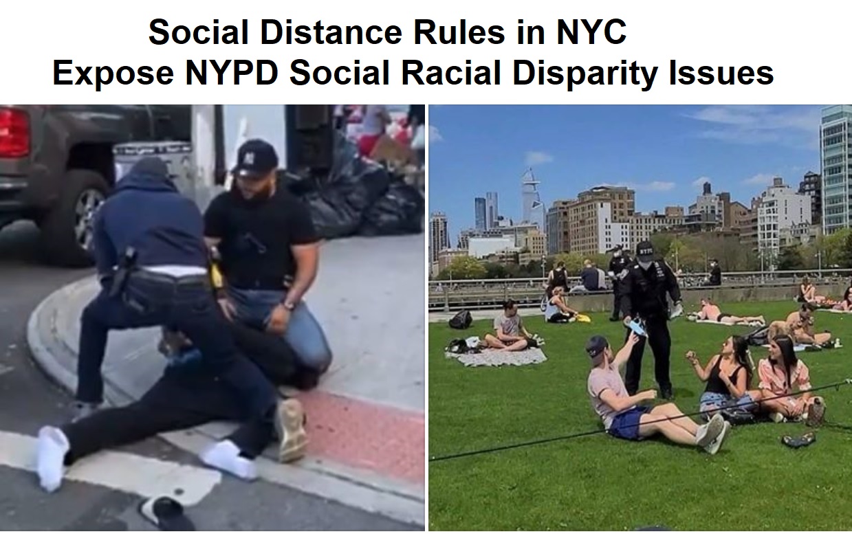 Social Distance Expose Social Disparity in NYPD Racial Enforcement