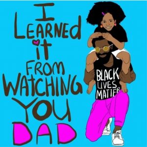 happy fathers day - black lives matter - vivomix