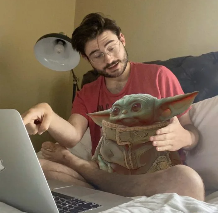 Guy Banned From Tinder After Someone Reported His Baby Yoda Photo