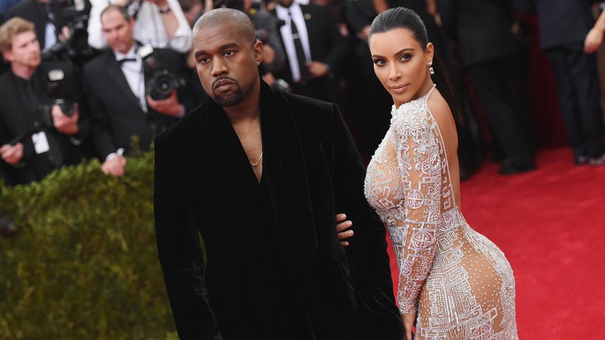 Kim Kardashian and Kanye West discussing divorce
