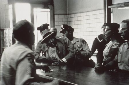 Dr. Martin Luther King Jr. arrested in Montgomery, Alabama.