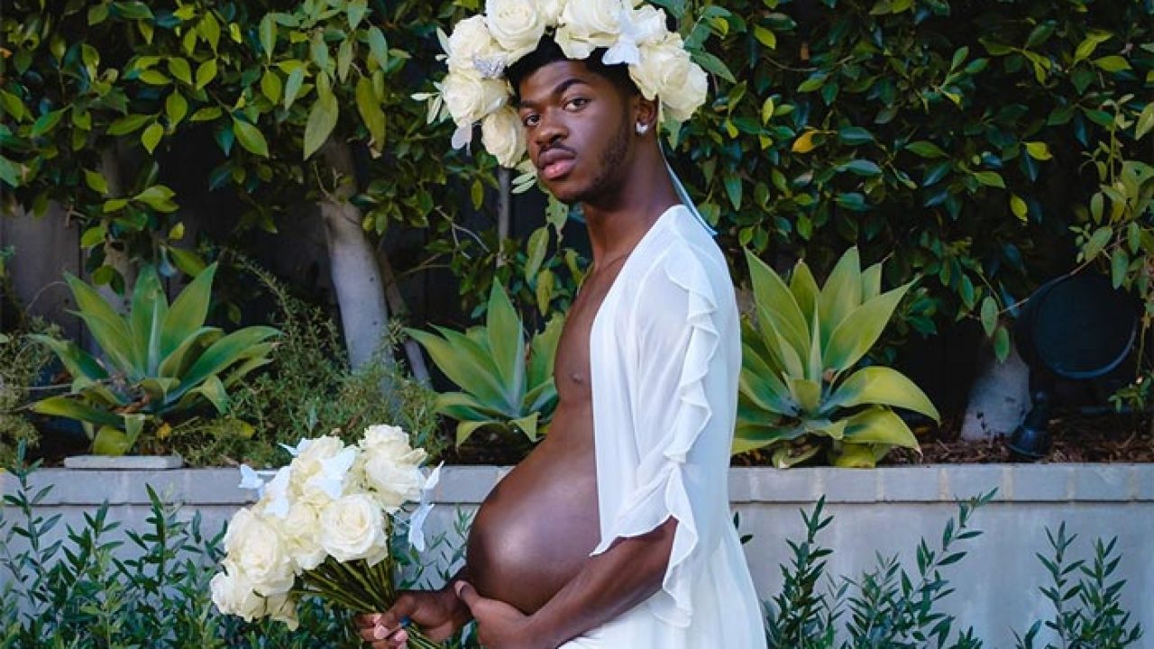 Lil Nas X reveals he’s ‘pregnant’ in over-the-top album announcement