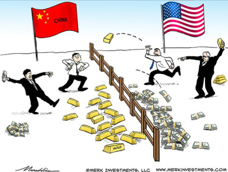Both Russia and China have been building up their gold reserves, while the United States has been depleting it's reserves - vivomix