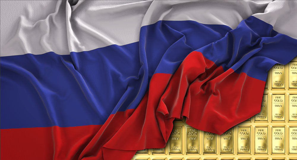 Russia pegs ruble to gold standard