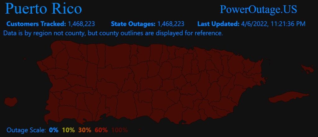 Puerto Rico power outage - vivomix